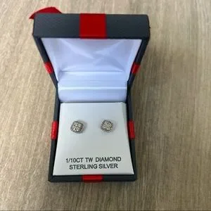 Diamond Sterling Silver Jcpenney Diamond Earrings $20 Jcpenney